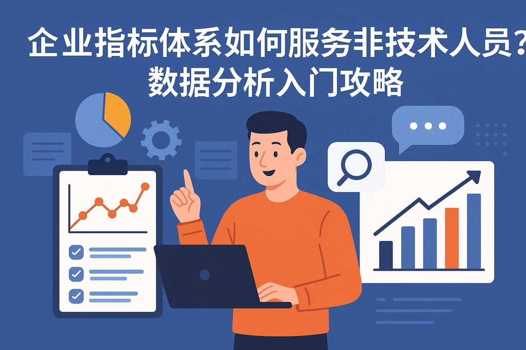 企业指标体系如何服务非技术人员？数据分析入门攻略