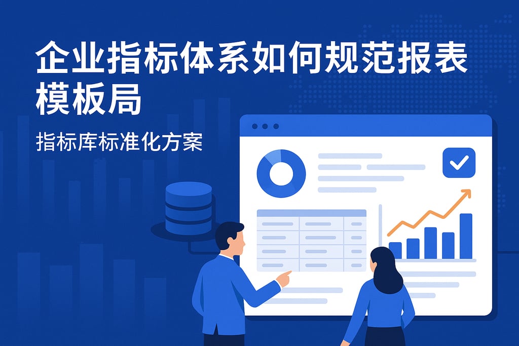 企业指标体系如何规范报表模板？指标库标准化方案