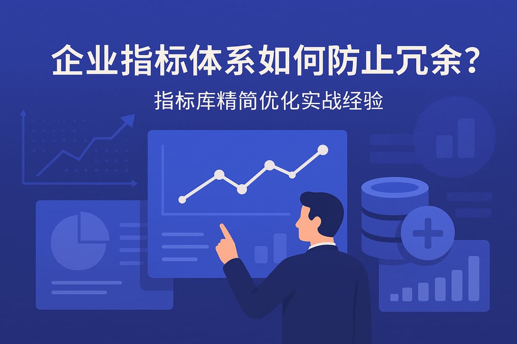 企业指标体系如何防止冗余？指标库精简优化实战经验