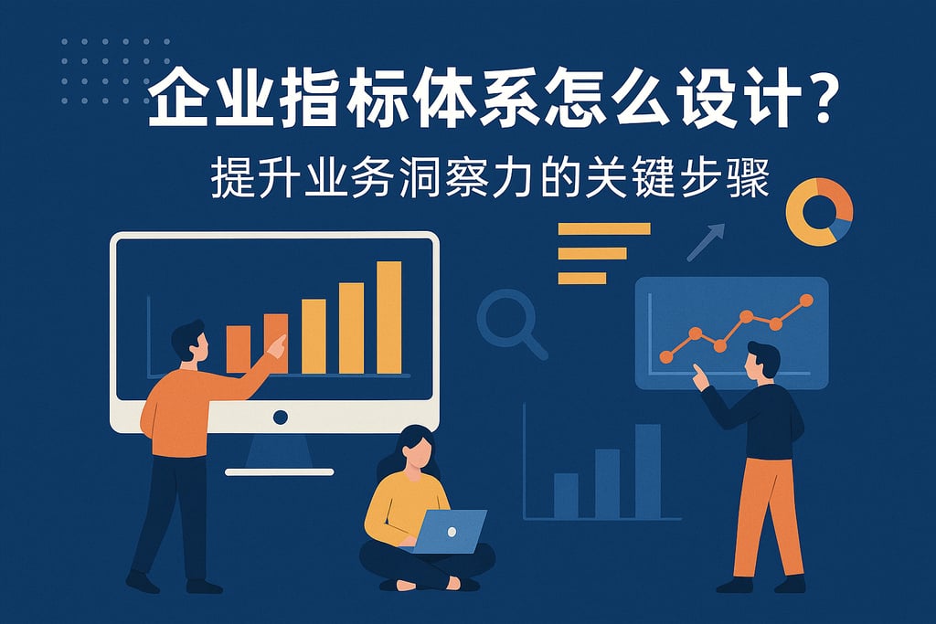 企业指标体系怎么设计？提升业务洞察力的关键步骤