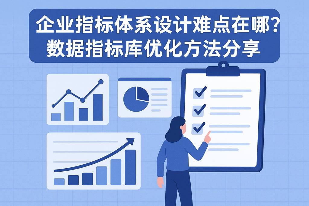 企业指标体系设计难点在哪？数据指标库优化方法分享