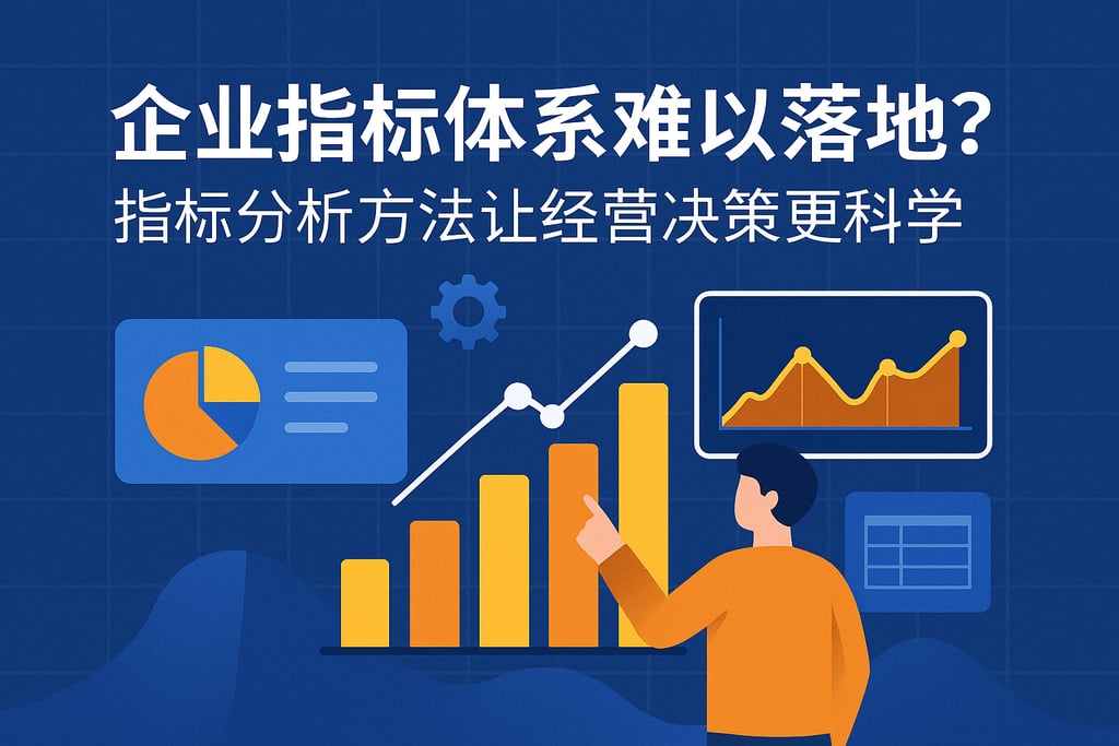 企业指标体系难以落地？指标分析方法让经营决策更科学