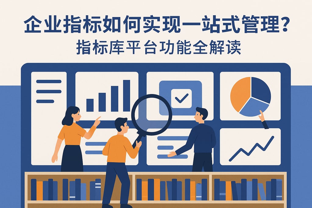 企业指标如何实现一站式管理？指标库平台功能全解读