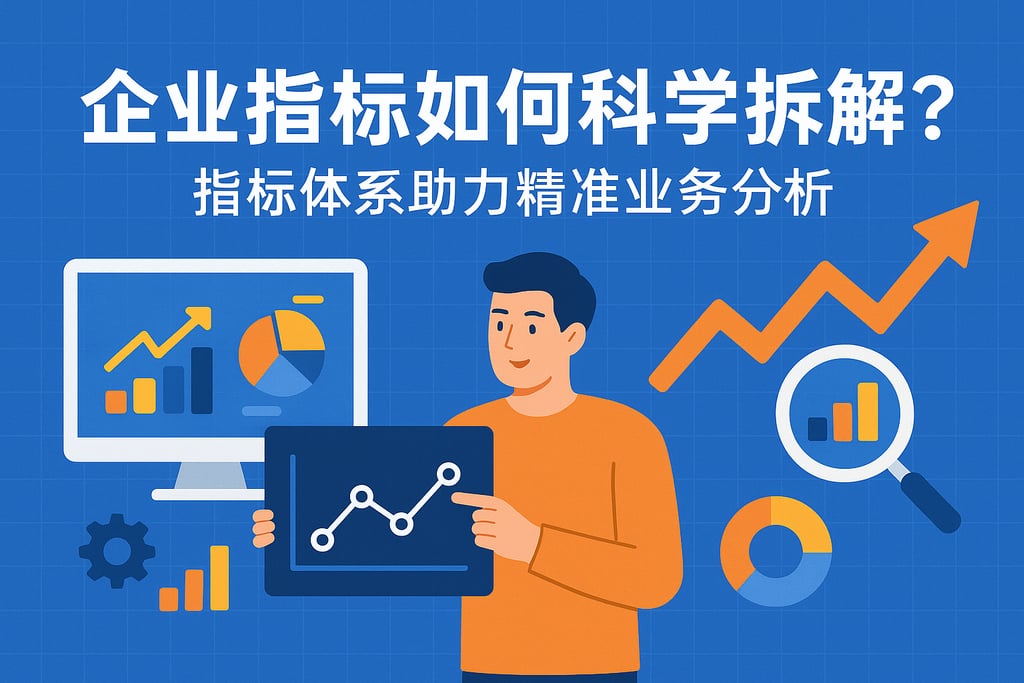 企业指标如何科学拆解？指标体系助力精准业务分析