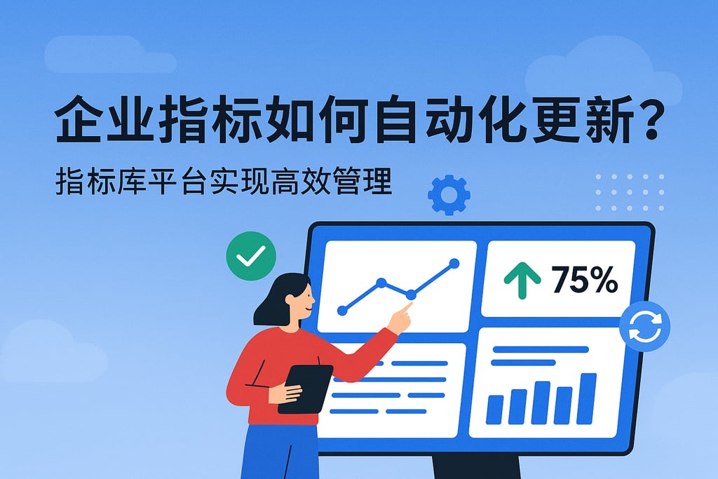 企业指标如何自动化更新？指标库平台实现高效管理