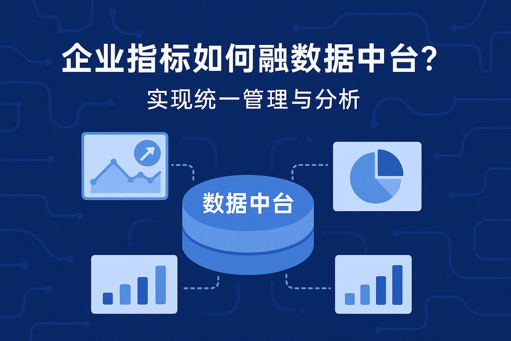 企业指标如何融入数据中台？实现统一管理与分析