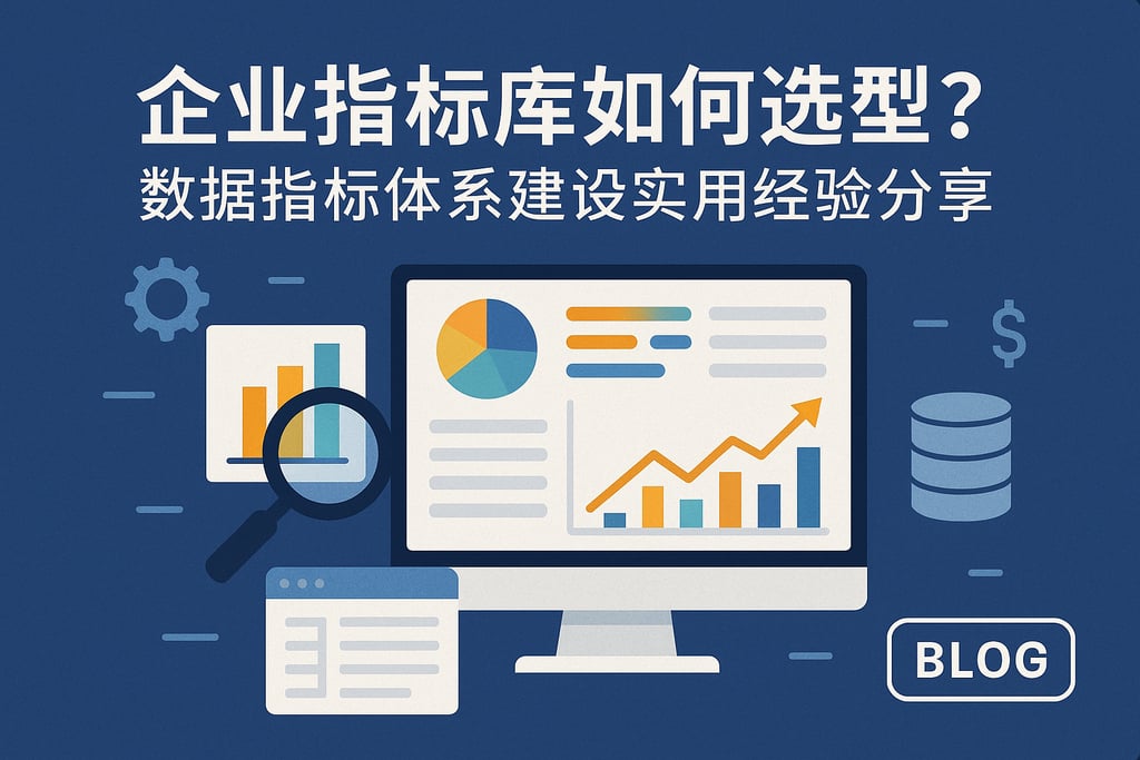企业指标库如何选型？数据指标体系建设实用经验分享