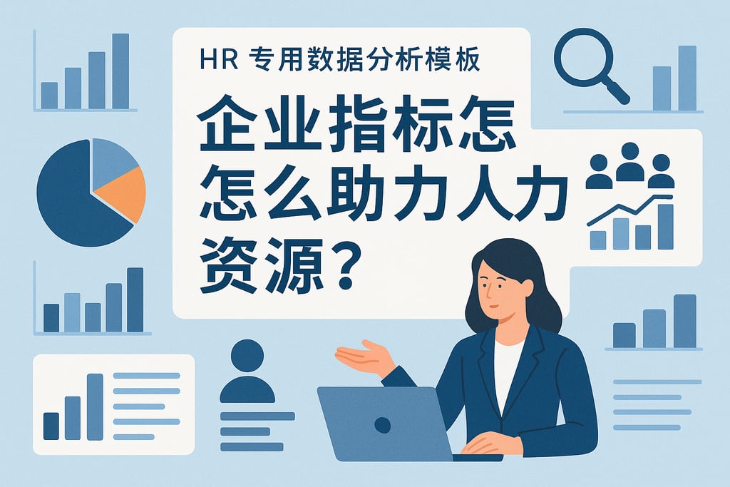企业指标怎么助力人力资源？HR专用数据分析模板