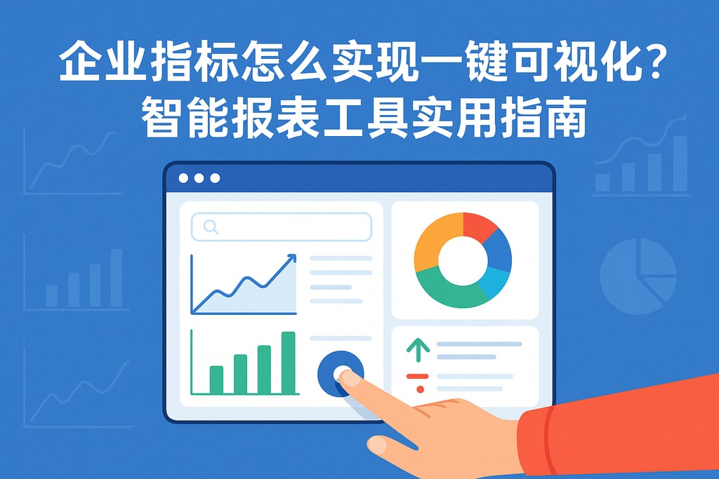企业指标怎么实现一键可视化？智能报表工具实用指南