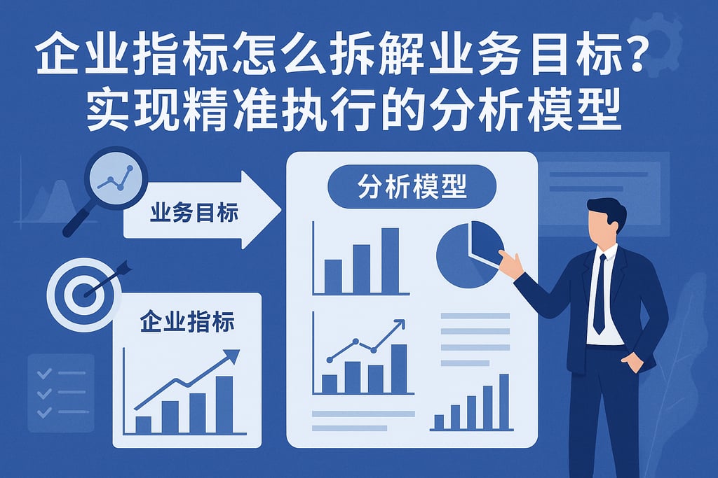 企业指标怎么拆解业务目标？实现精准执行的分析模型