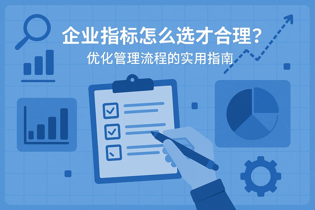 企业指标怎么选才合理？优化管理流程的实用指南