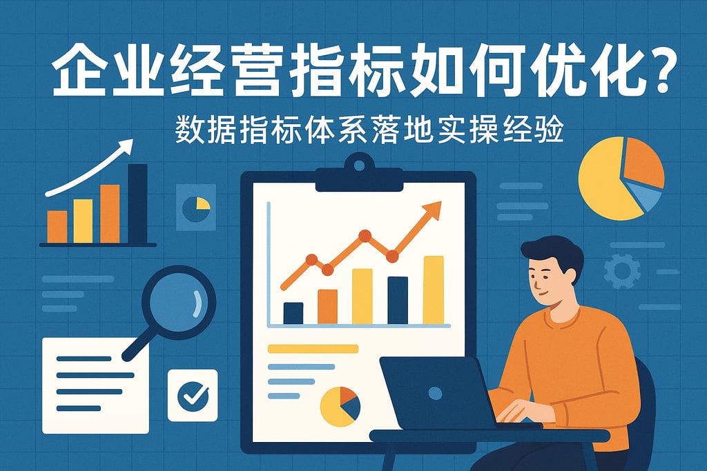 企业经营指标如何优化？数据指标体系落地实操经验