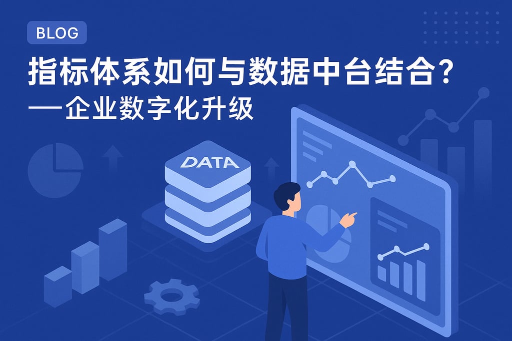 指标体系如何与数据中台结合？企业数字化升级