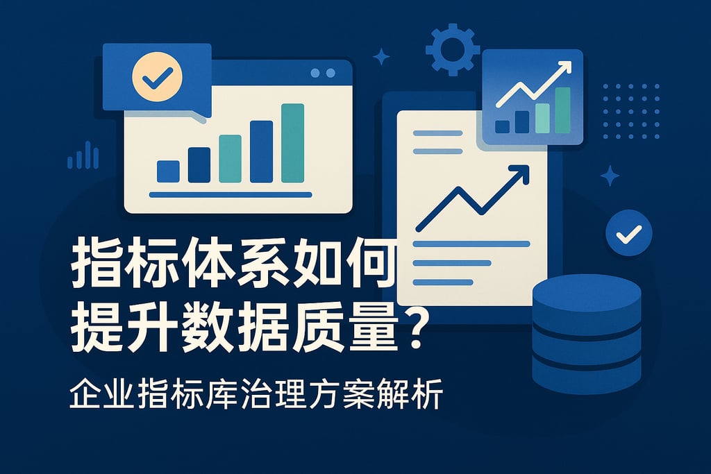 指标体系如何提升数据质量？企业指标库治理方案解析