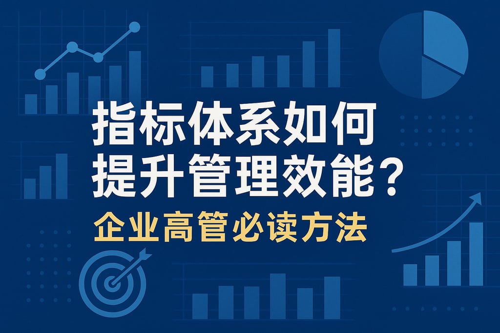 指标体系如何提升管理效能？企业高管必读方法