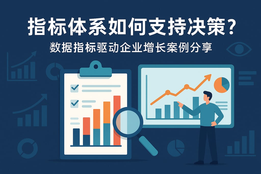 指标体系如何支持决策？数据指标驱动企业增长案例分享