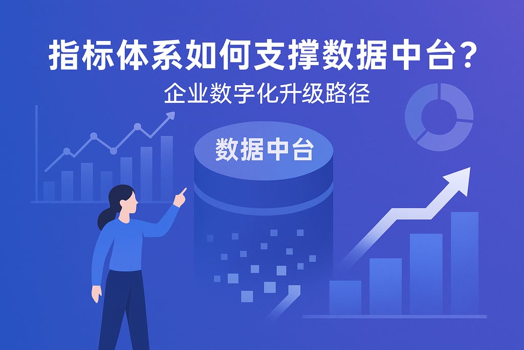 指标体系如何支撑数据中台？企业数字化升级路径
