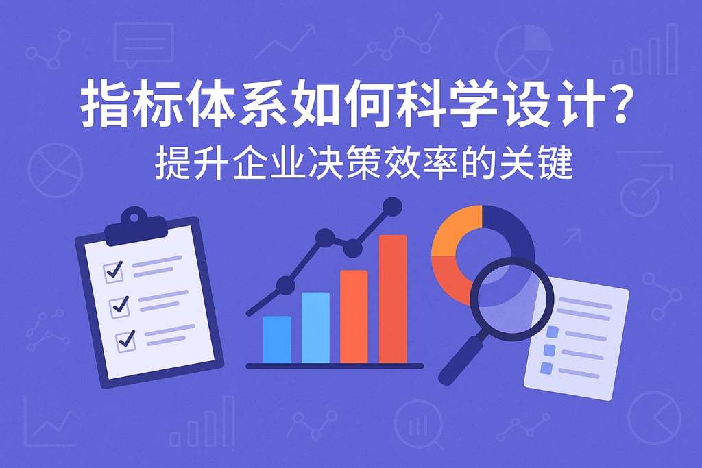 指标体系如何科学设计？提升企业决策效率的关键