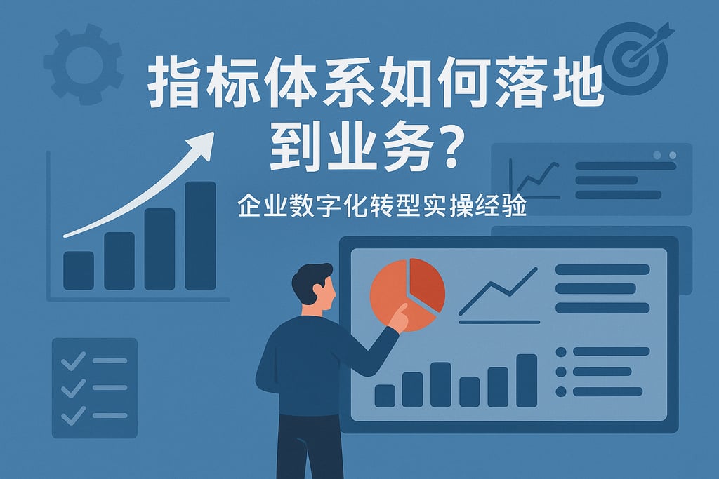 指标体系如何落地到业务？企业数字化转型实操经验