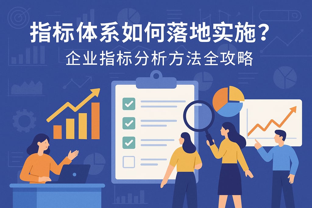 指标体系如何落地实施？企业指标分析方法全攻略