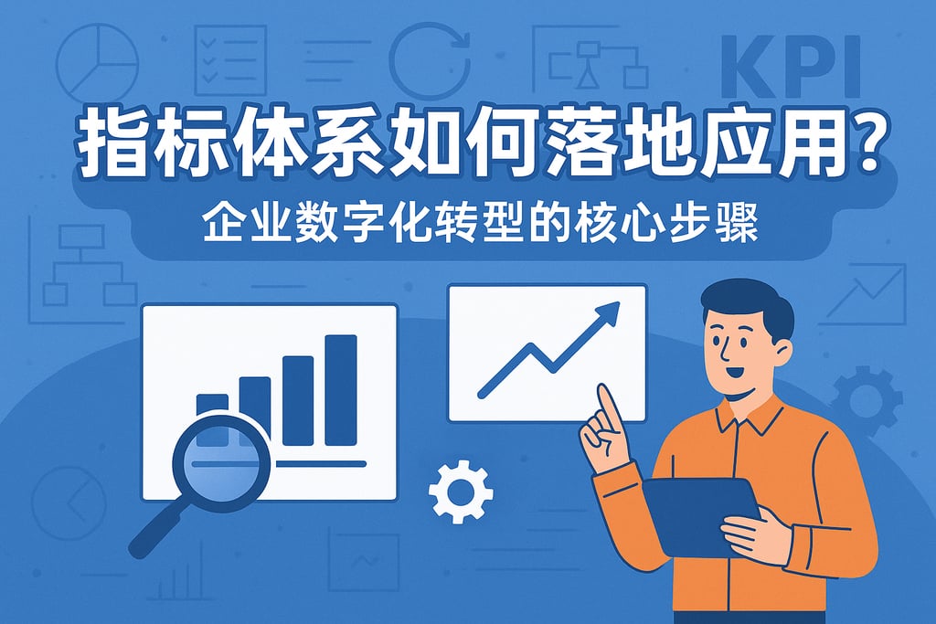 指标体系如何落地应用？企业数字化转型的核心步骤