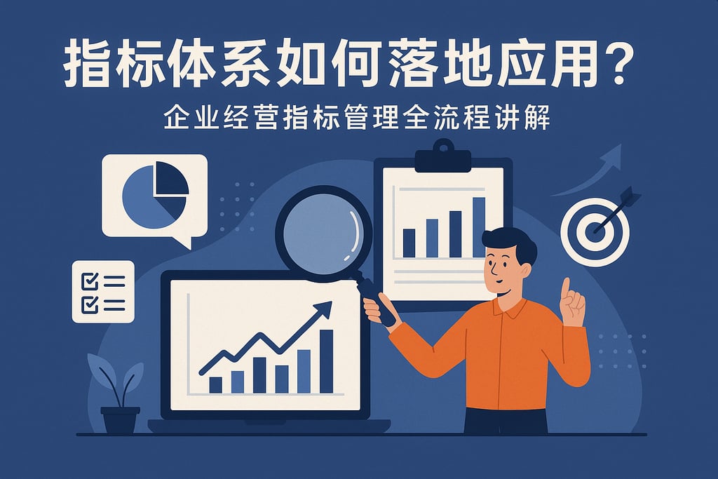 指标体系如何落地应用？企业经营指标管理全流程讲解