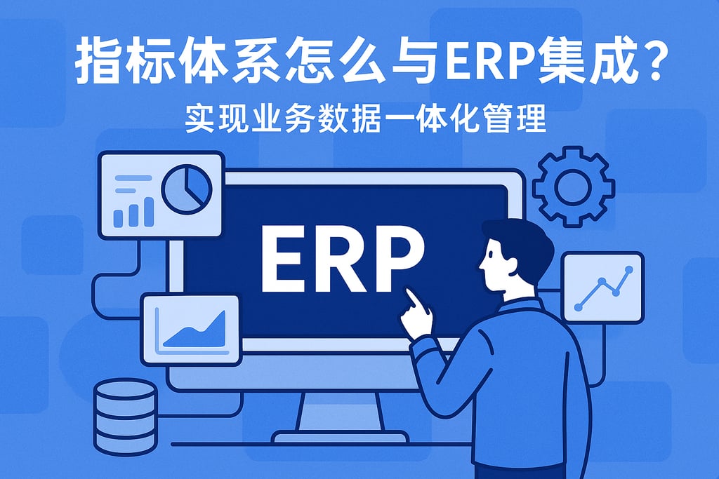 指标体系怎么与ERP集成？实现业务数据一体化管理