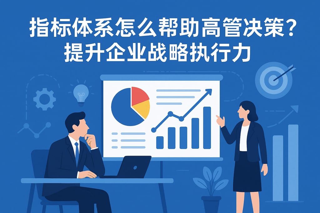指标体系怎么帮助高管决策？提升企业战略执行力