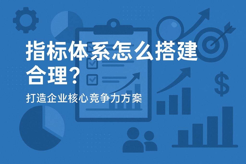 指标体系怎么搭建合理？打造企业核心竞争力方案