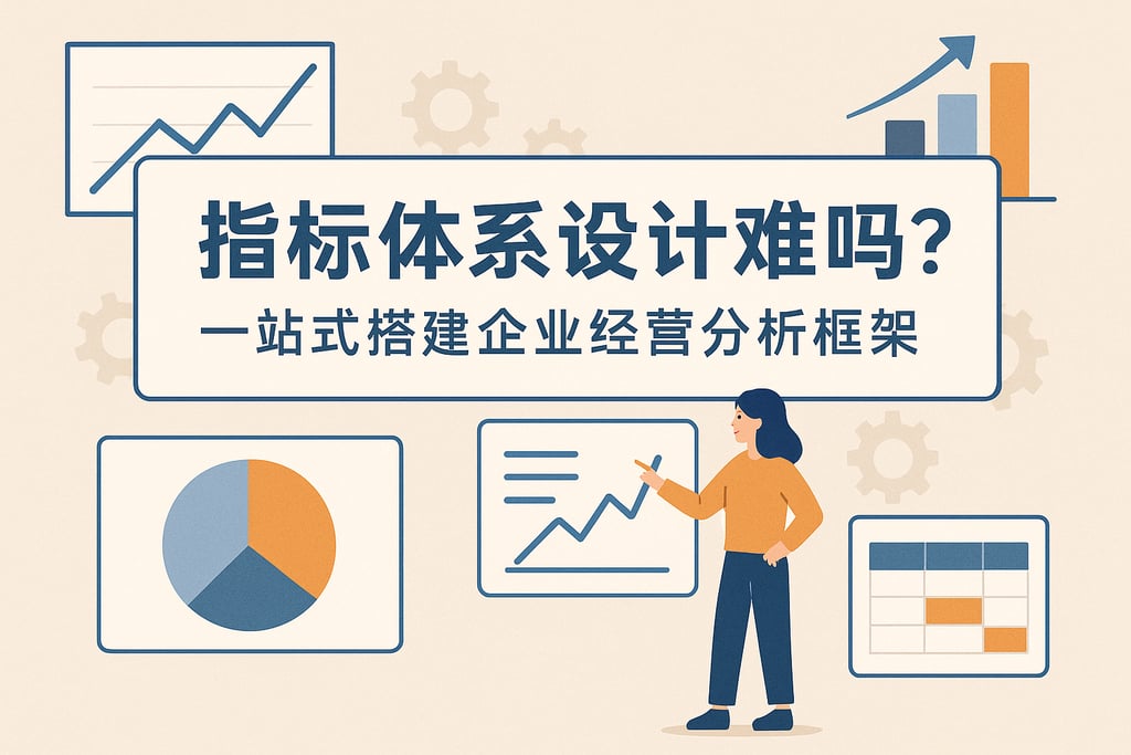 指标体系设计难吗？一站式搭建企业经营分析框架