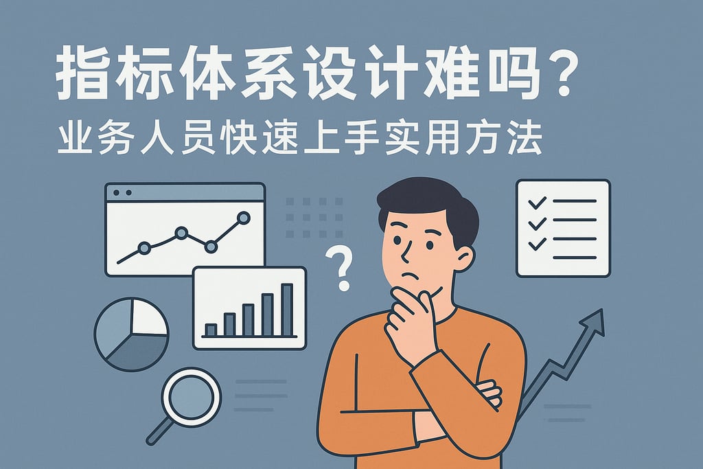 指标体系设计难吗？业务人员快速上手实用方法