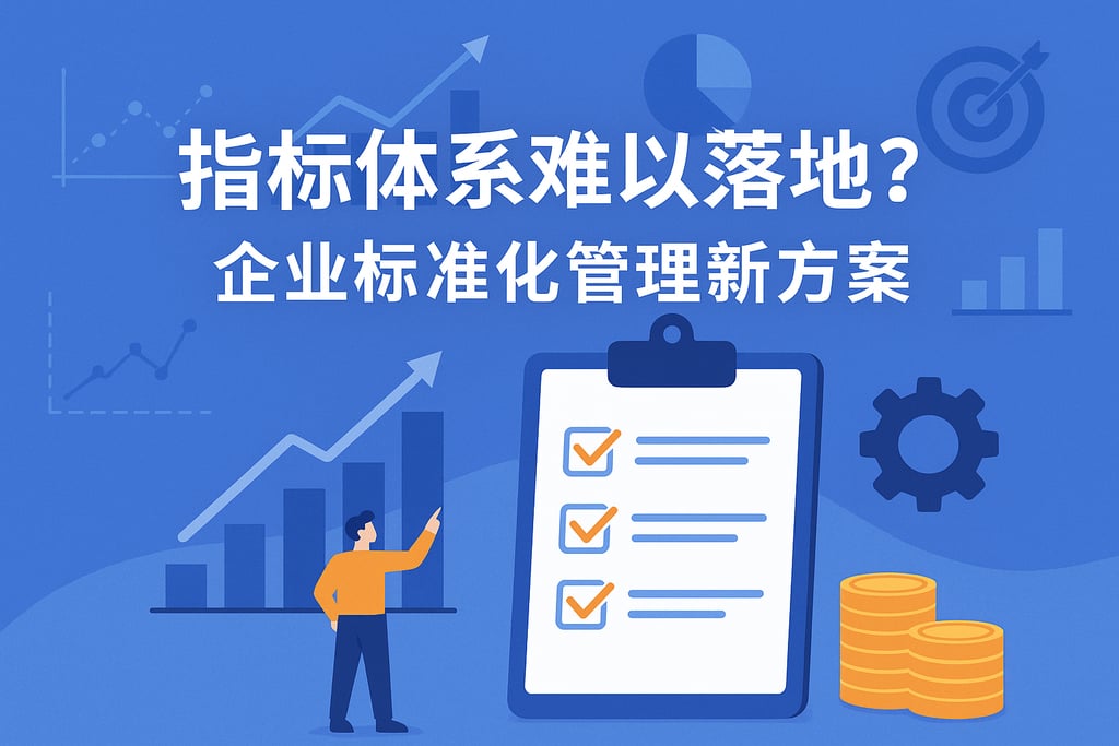指标体系难以落地？企业标准化管理新方案