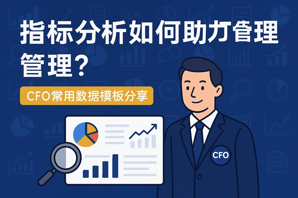 指标分析如何助力财务管理？CFO常用数据模板分享