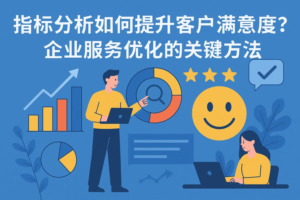 指标分析如何提升客户满意度？企业服务优化的关键方法