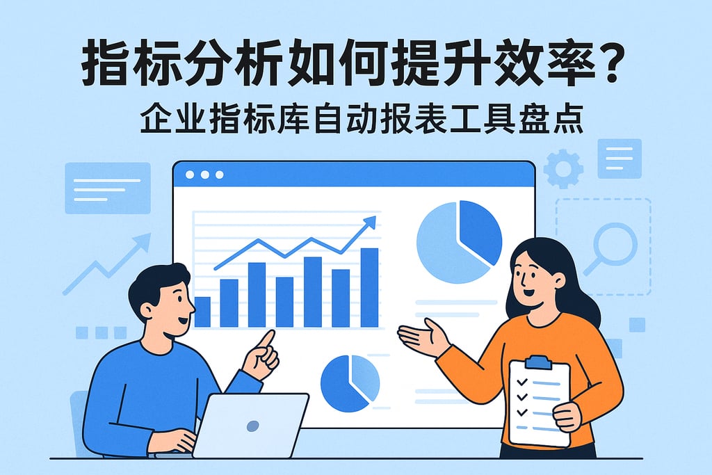 指标分析如何提升效率？企业指标库自动报表工具盘点