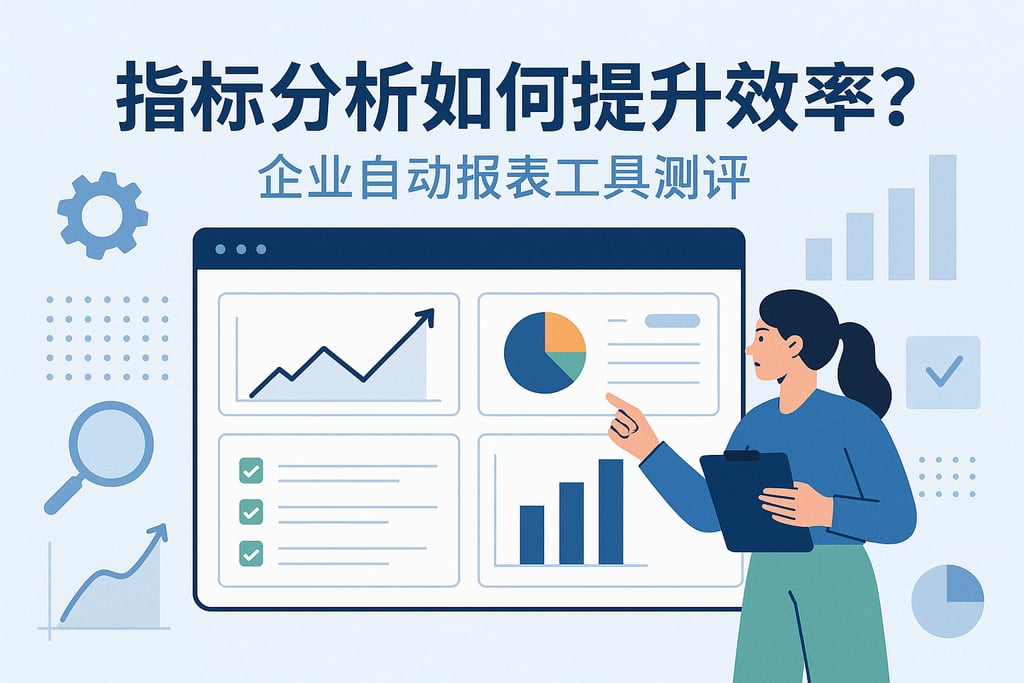 指标分析如何提升效率？企业自动报表工具测评