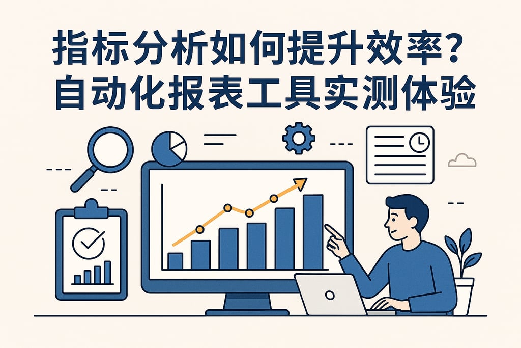 指标分析如何提升效率？自动化报表工具实测体验
