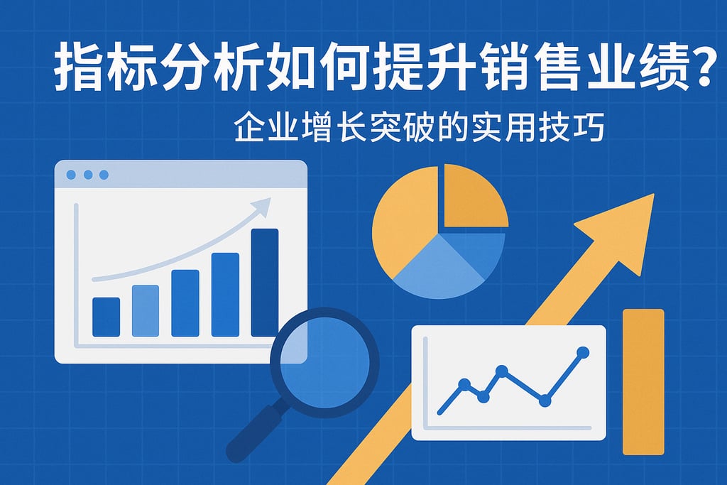 指标分析如何提升销售业绩？企业增长突破的实用技巧