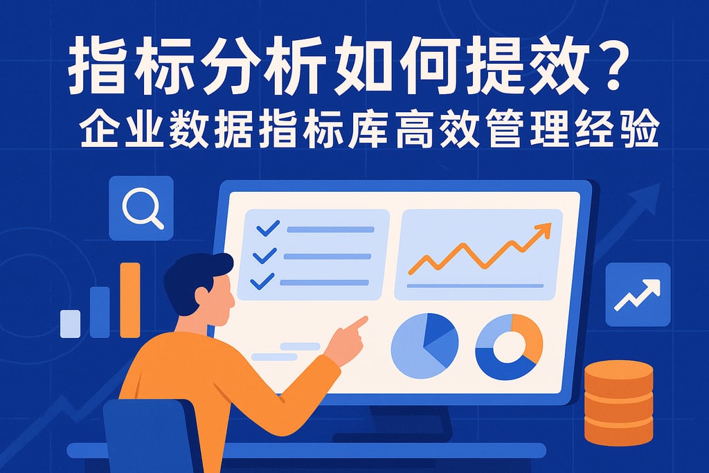 指标分析如何提效？企业数据指标库高效管理经验