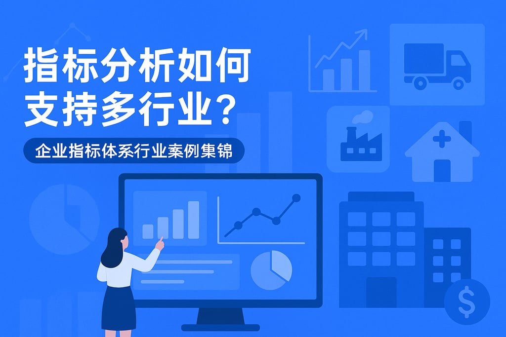 指标分析如何支持多行业？企业指标体系行业案例集锦