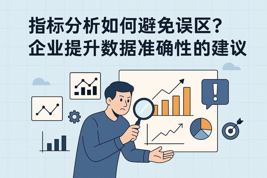 指标分析如何避免误区？企业提升数据准确性的建议