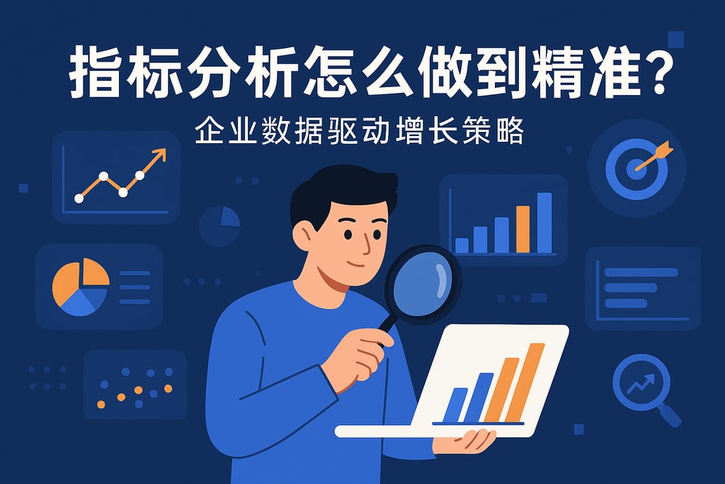 指标分析怎么做到精准？企业数据驱动增长策略