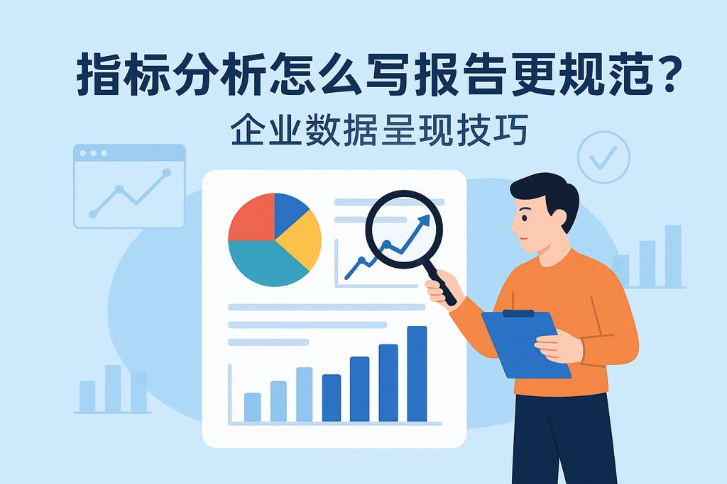 指标分析怎么写报告更规范？企业数据呈现技巧