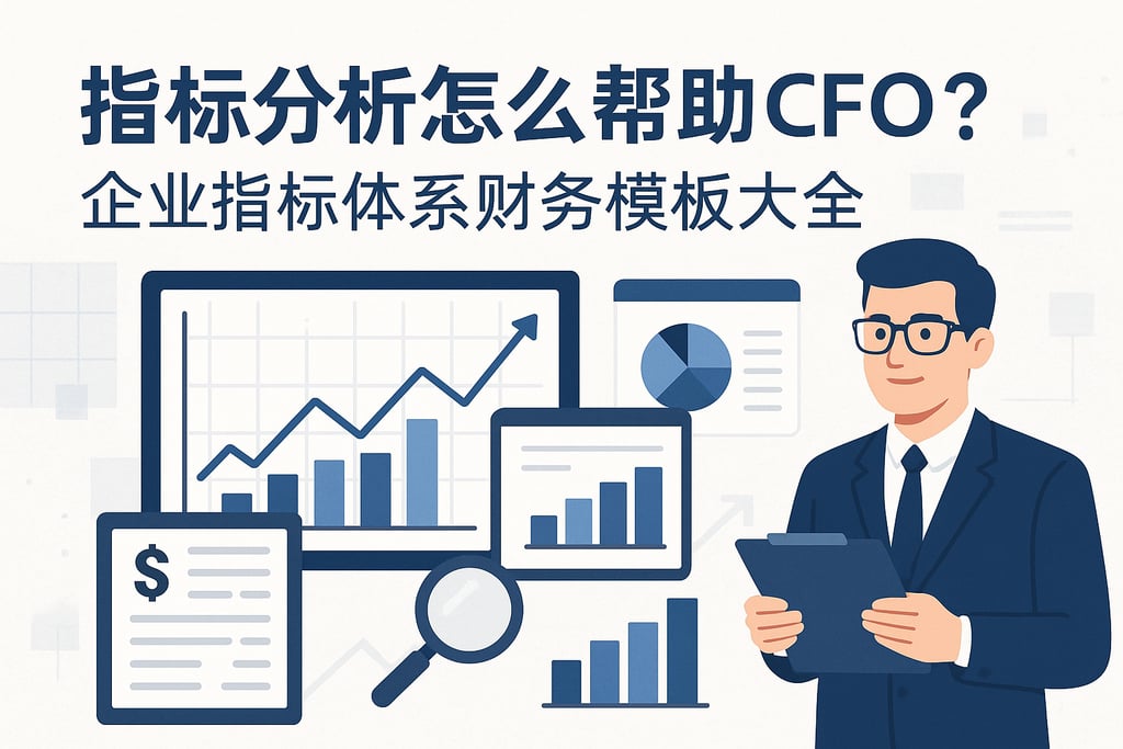指标分析怎么帮助CFO？企业指标体系财务模板大全