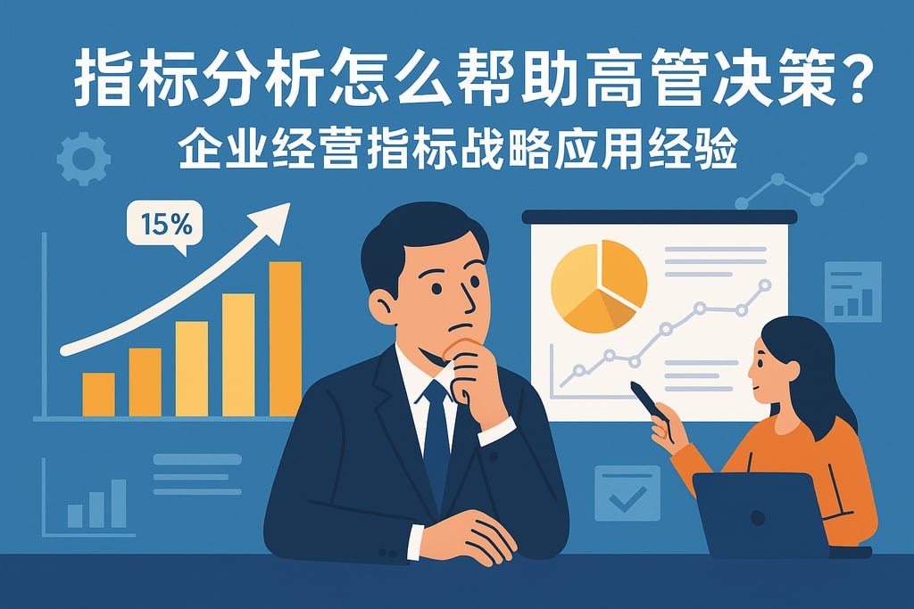 指标分析怎么帮助高管决策？企业经营指标战略应用经验