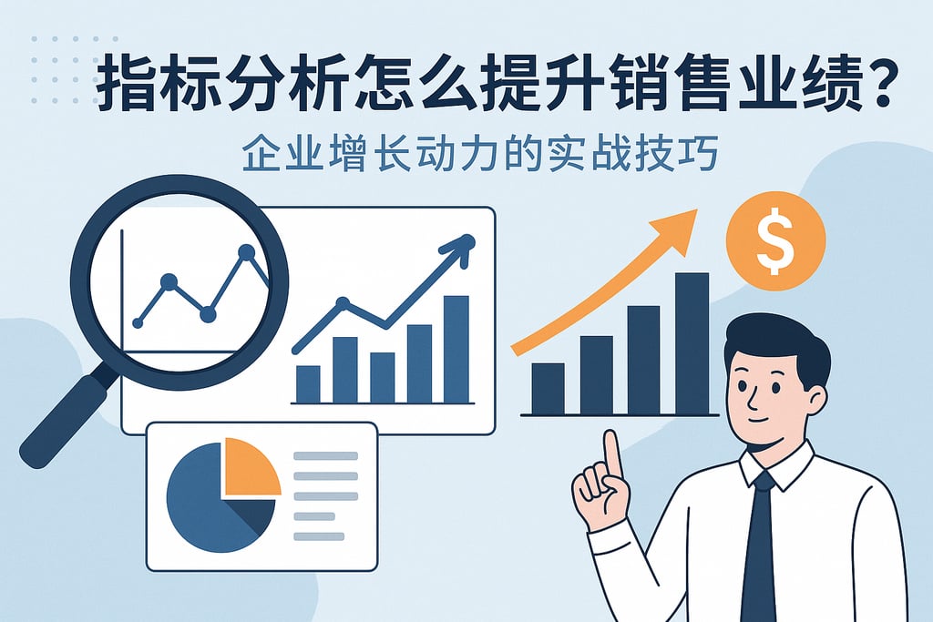 指标分析怎么提升销售业绩？企业增长动力的实战技巧