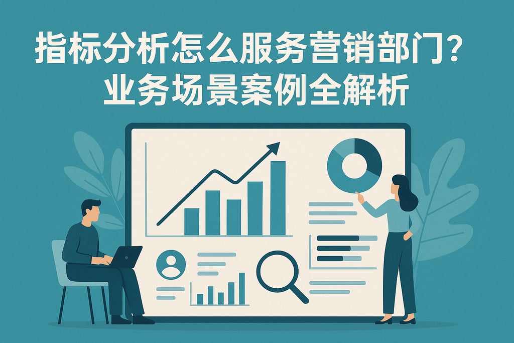 指标分析怎么服务营销部门？业务场景案例全解析