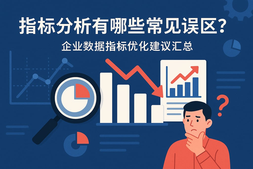 指标分析有哪些常见误区？企业数据指标优化建议汇总
