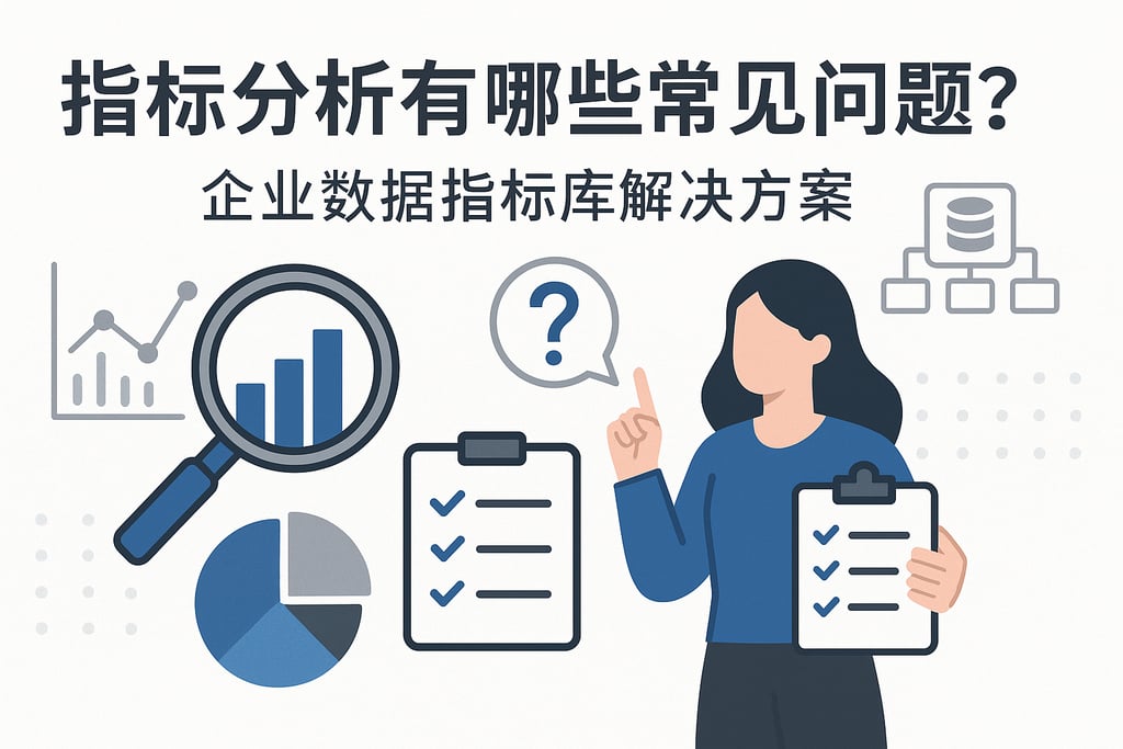指标分析有哪些常见问题？企业数据指标库解决方案