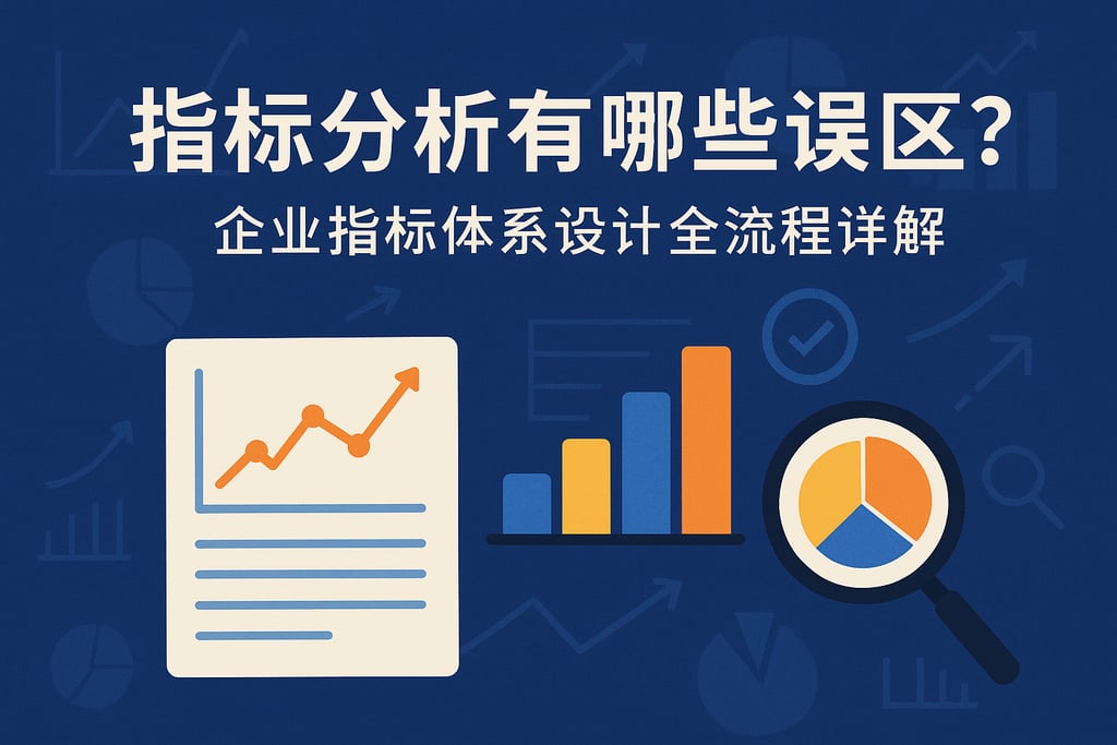 指标分析有哪些误区？企业指标体系设计全流程详解